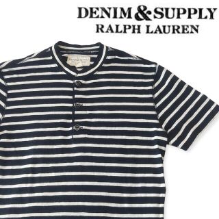 デニムアンドサプライラルフローレン(Denim & Supply Ralph Lauren)のだい様【希少】デニムアンドサプライ　ラルフローレン　ヘンリーネック　ボーダー(Tシャツ/カットソー(半袖/袖なし))