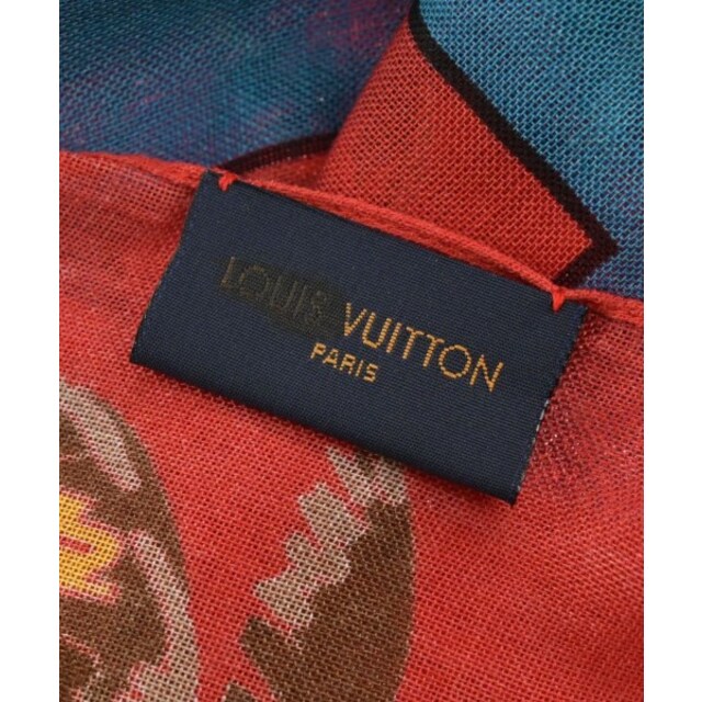 LOUIS VUITTON ルイヴィトン ストール - 赤系(総柄) 4