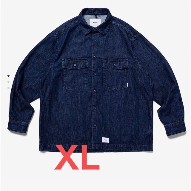 W)taps(ダブルタップス)のXL  WTAPS  デニムシャツ　インディゴ メンズのトップス(シャツ)の商品写真