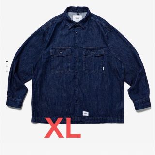 ダブルタップス(W)taps)のXL  WTAPS  デニムシャツ　インディゴ(シャツ)