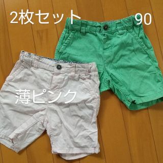 エイチアンドエム(H&M)のH＆M ショートパンツ 2枚セット 90(パンツ/スパッツ)