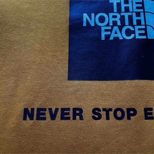 THE NORTH FACE(ザノースフェイス)のノースフェイス　キッズ　半袖Tシャツ　キャメル　140 キッズ/ベビー/マタニティのキッズ服男の子用(90cm~)(Tシャツ/カットソー)の商品写真