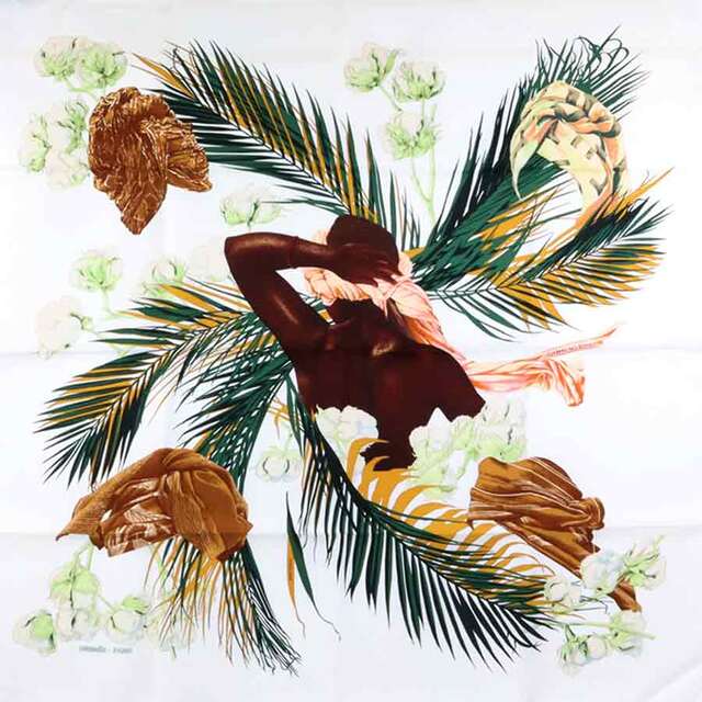 Hermes - エルメス HERMES スカーフ カレ90 TURBANS DES REINES 王妃の