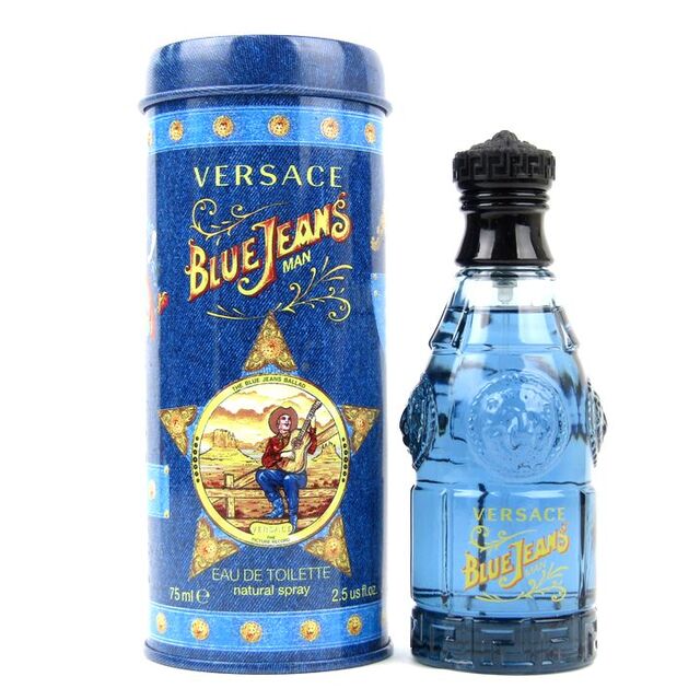 ヴェルサーチ 香水 ブルージーンズ オーデトワレ EDT スプレー ほぼ満量 フレグランス メンズ 75mlサイズ VERSACE