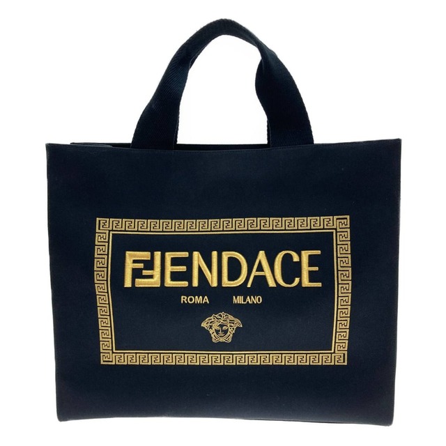 FENDI(フェンディ)の□□FENDI フェンディ FENDI×VERSACE フェンダーチェ サンシャイン 8BH386-AJT0-228 ブラック レディースのバッグ(その他)の商品写真