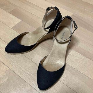 ナインウエスト(NINE WEST)の(Abbey David様専用)  NINE WEST ジュート サンダル(ハイヒール/パンプス)