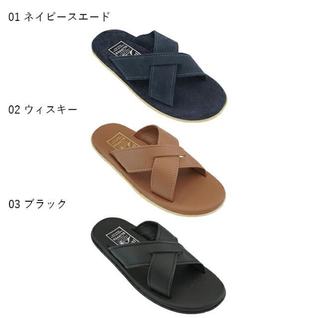 ISLAND SLIPPER Leather Slide US10 ｽｳｪｰﾄﾞ