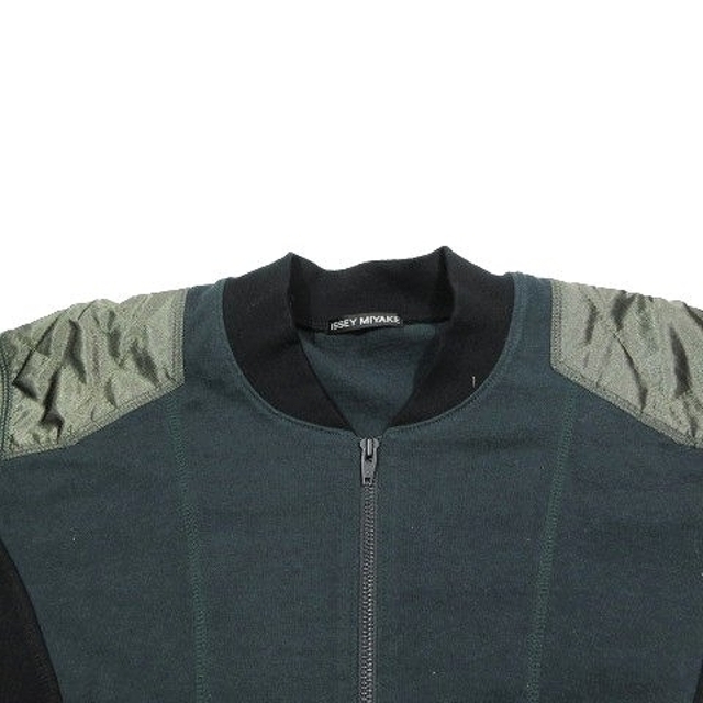 14SS イッセイミヤケ ISSEY MIYAKE ブルゾン ジャケット 切替