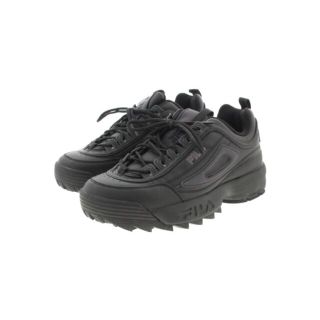 フィラ(FILA)のFILA フィラ スニーカー 7(25cm位) 黒 【古着】【中古】(スニーカー)