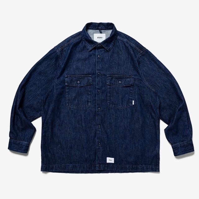 WTAPS CBW / LS / COTTON. DENIM INDIGO