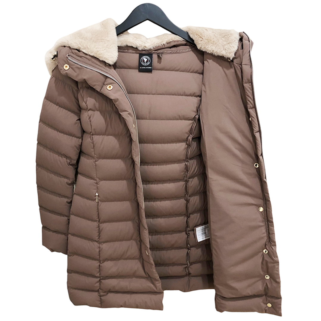 アザーブランド other brand CAPE HORN ケープホーン ロング ダウンジャケット AW 32572 ブラウン ナイロン88％/ポリウレタン18％ レディース ダウンジャケット