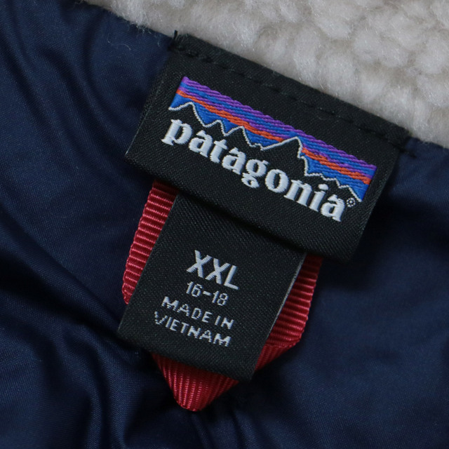 Patagonia パタゴニア ベスト 白 フリース ボア ホワイト ベトナム