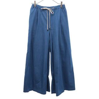 ジョンブル(JOHNBULL)のジョンブル ワイドパンツ S ブルー Johnbull 日本製 レディース 【中古】  【230428】(ショートパンツ)