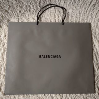 バレンシアガ(Balenciaga)のバレンシアガ■ショッパー 特大 グレー 64cm×53cm マチ22cm(ショップ袋)