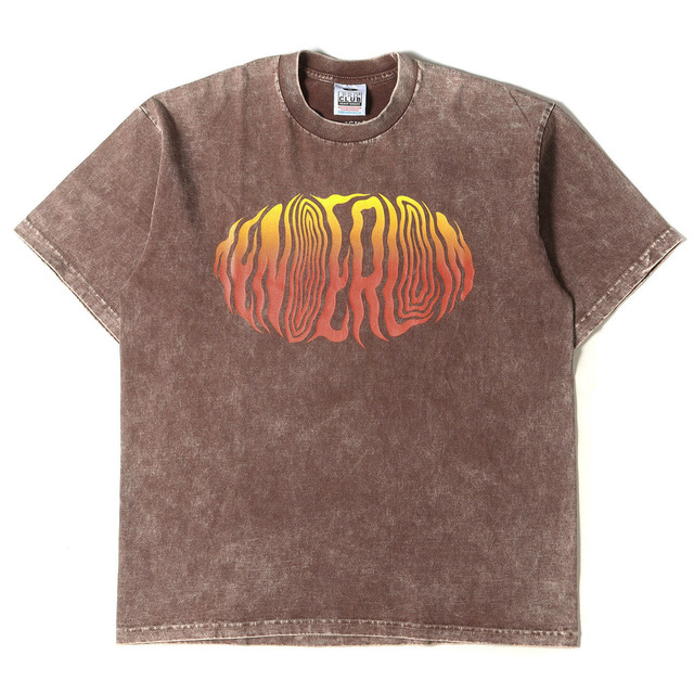 TENDERLOIN テンダーロイン Tシャツ アシッドウォッシュ ブランドロゴ