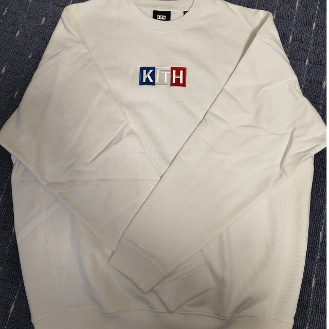 KITH Paris限定 boxlogo crewneck Lサイズ | フリマアプリ ラクマ