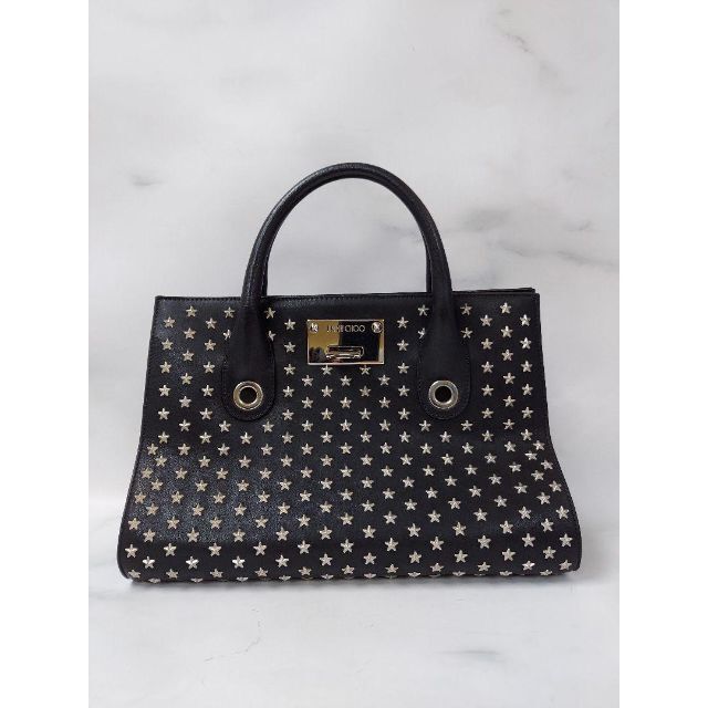 JIMMY CHOO ジミーチュウ スタッズ ハンドバッグ 星 SH376 【公式