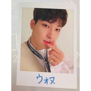 SEVENTEEN ウォヌ マカオ 一直娯 トレカ withfans 複写チェキ