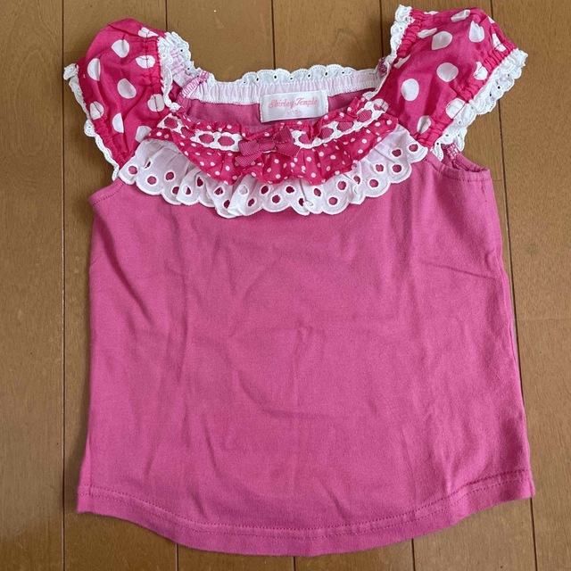 Shirley Temple(シャーリーテンプル)のシャーリーテンプルカットソー  １１０センチ キッズ/ベビー/マタニティのキッズ服女の子用(90cm~)(Tシャツ/カットソー)の商品写真