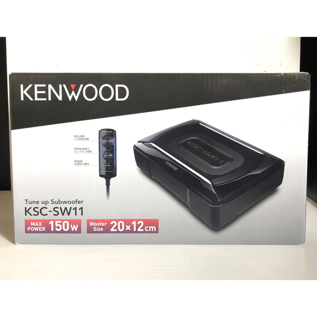 KENWOOD KSC-SW11 ツイータ付き　サブウーファー