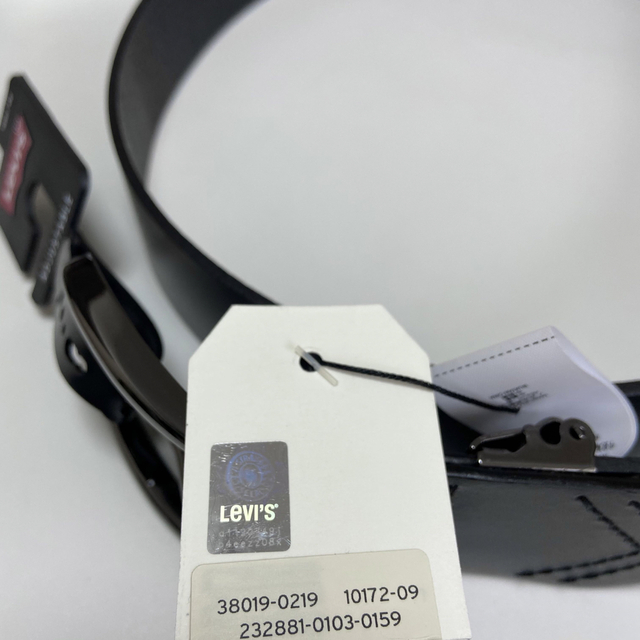 Levi's(リーバイス)のLEVIS リーバイス 牛革 レザー ベルト 38mm 黒 メンズのファッション小物(ベルト)の商品写真