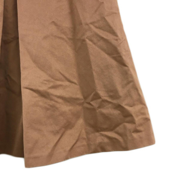 A.P.C(アーペーセー)のアーペーセー スカート 台形 ボックスプリーツ 膝丈 無地 38 ピンク 茶 レディースのスカート(ひざ丈スカート)の商品写真