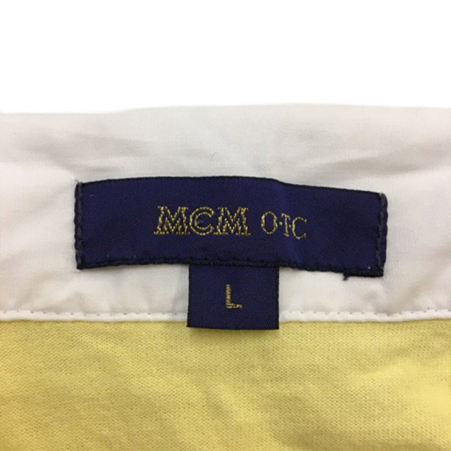 MCM(エムシーエム)のエムシーエム OTC シャツ ポロシャツ 無地 ノースリーブ L 黄 レディースのトップス(ポロシャツ)の商品写真