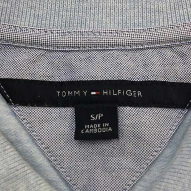 TOMMY HILFIGER(トミーヒルフィガー)のトミーヒルフィガー ポロシャツ ポロカラー 半袖 S/P 水色 ライトブルー レディースのトップス(ポロシャツ)の商品写真
