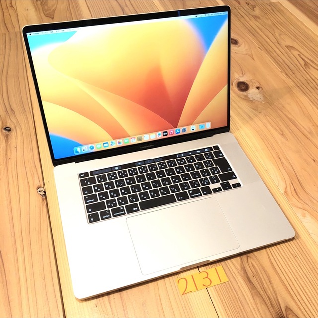 MacBook pro 16インチ 2019 i9 メモリ64GB 1TB