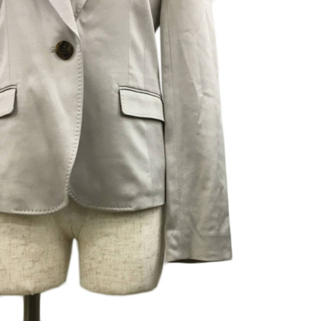 ビーアビリティ ジャケット テーラード シングル 無地 長袖 36 グレー レディースのジャケット/アウター(その他)の商品写真