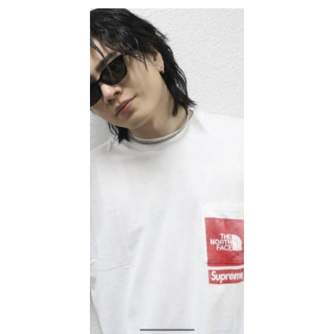 登坂広臣さん着用supreme＆ノースフェイスコラボTシャツ  Sサイズ