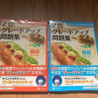 honey様専用　　Ｚ会　問題集 小学２年　国語　漢字・言葉、算数　計算・図形(語学/参考書)