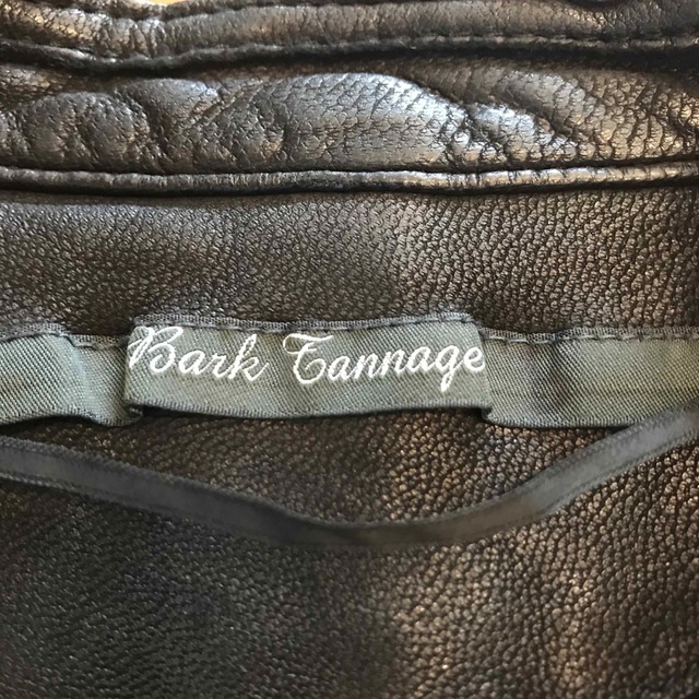 BARK TANNAGE(バークタンネイジ)のバークタンネイジ　レザージャケット　シングル　 メンズのジャケット/アウター(ライダースジャケット)の商品写真