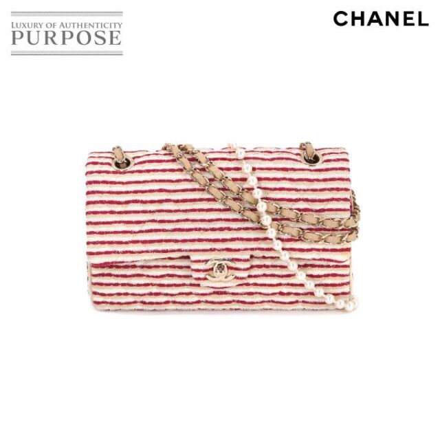 CHANEL(シャネル)の新品同様 シャネル CHANEL ココセーラー マトラッセ チェーン ショルダー バッグ パール ストラップ キャンバス レザー A90100 VLP 90187773 レディースのバッグ(ショルダーバッグ)の商品写真