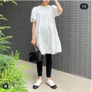 ザラ(ZARA)の『ZARA』コントラストティアードワンピース(チュニック)