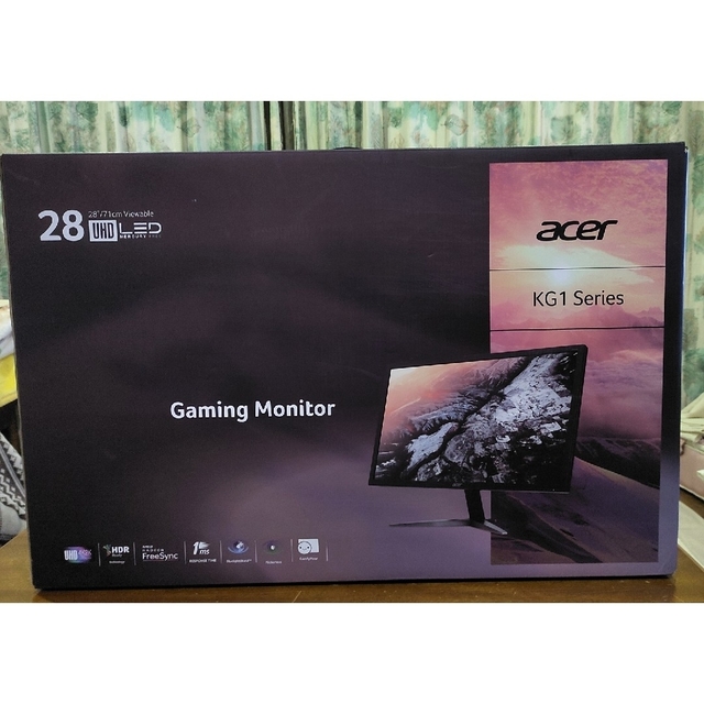 Acer4k ゲーミングモニター KG281KAbmiipx 28インチ