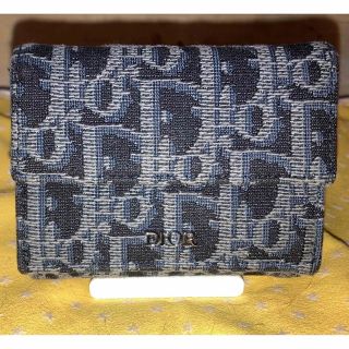 ディオール(Dior)のディオール オブリーク ジャガード 三つ折り財布(折り財布)
