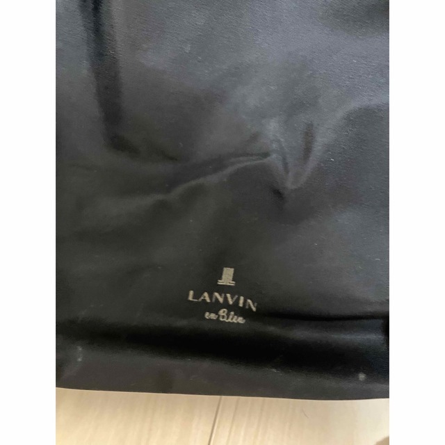 LANVIN en Bleu(ランバンオンブルー)のランバンオンブルー　リボンリュック　黒 レディースのバッグ(リュック/バックパック)の商品写真