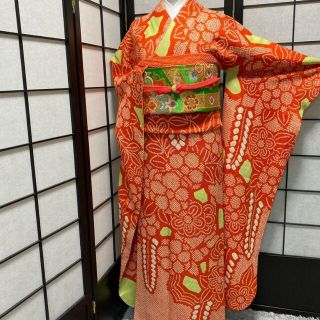 お仕立て上がり】鹿の子柄 お洒落袋帯 絹 茶色系 断捨離中 | www
