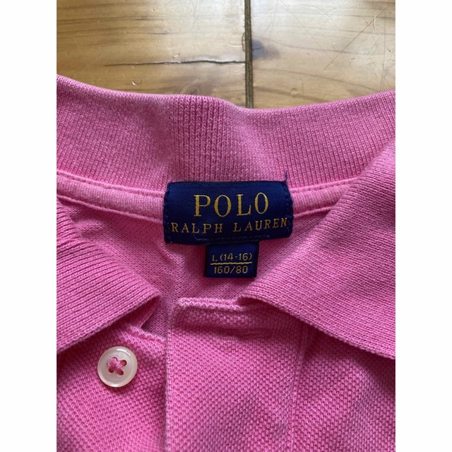 POLO RALPH LAUREN(ポロラルフローレン)のラルフローレン　ポロシャツ　160 キッズ/ベビー/マタニティのキッズ服女の子用(90cm~)(Tシャツ/カットソー)の商品写真