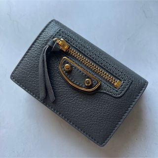 バレンシアガ(Balenciaga)の新品未使用　バレンシアガ　三つ折り財布グレー(財布)