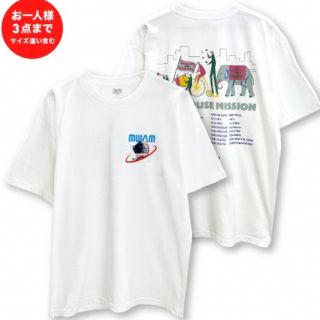 マンウィズアミッション(MAN WITH A MISSION)のMAN WITH A MISSION マンウィズ　グッズ　Tシャツ　ホワイト(ミュージシャン)