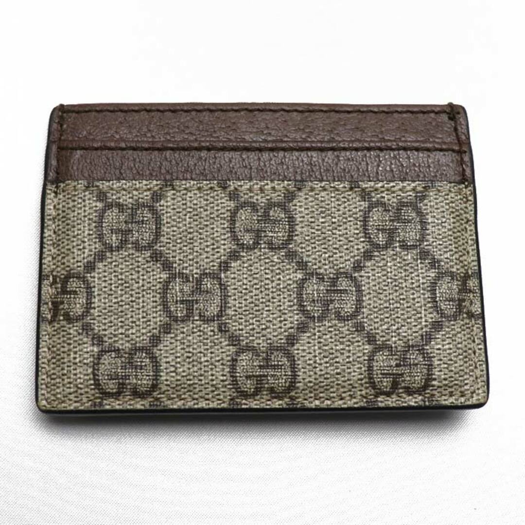 GUCCI グッチ オフィディア カードケース GGスプリーム ブラウン 523159 レディース【中古】【美品】 【在庫一掃】 13174円