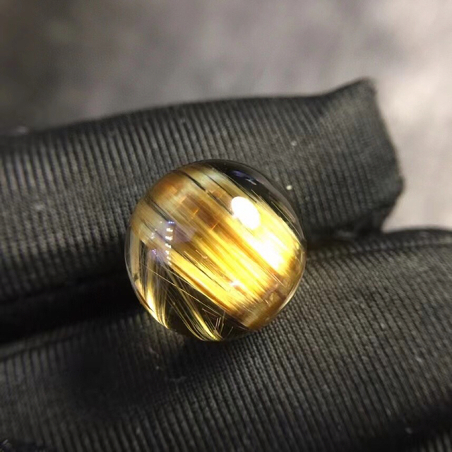 ⭐︎【天然】タイチンクオーツ 丸玉 13.3mm 特别免费送货 34840円
