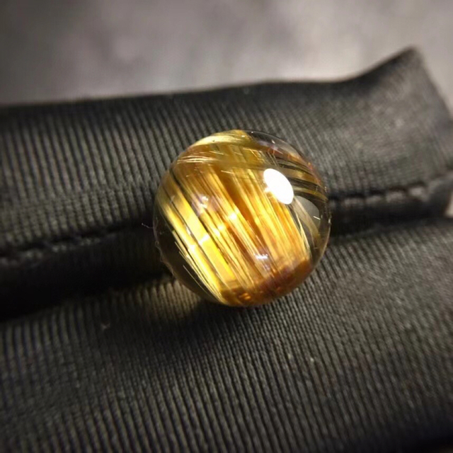 ⭐︎【天然】タイチンクオーツ 丸玉 13.3mm 特别免费送货 34840円
