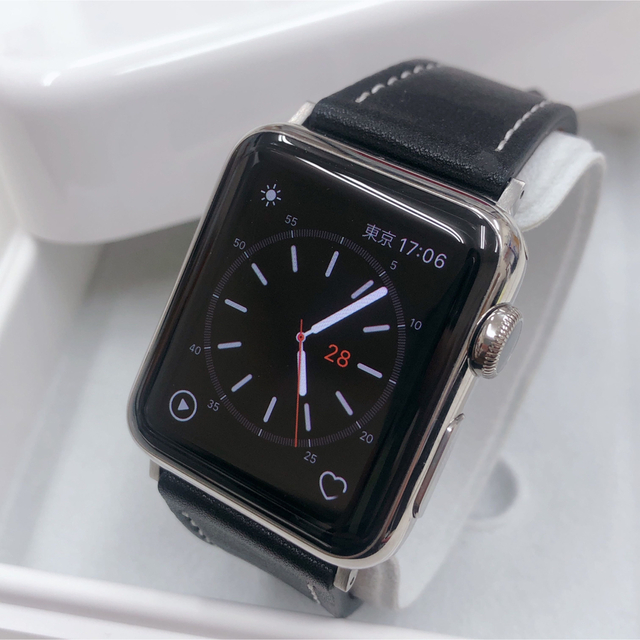AppleWatch アップルウォッチ 38mm stainless 時計