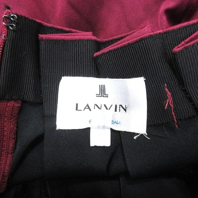 LANVIN en Bleu(ランバンオンブルー)のランバンオンブルー フレアスカート ミニ 36 紫 パープル /AU レディースのスカート(ミニスカート)の商品写真