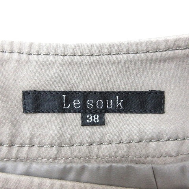 Le souk(ルスーク)のルスーク Le souk タイトスカート ひざ丈 38 グレージュ /MN レディースのスカート(ひざ丈スカート)の商品写真