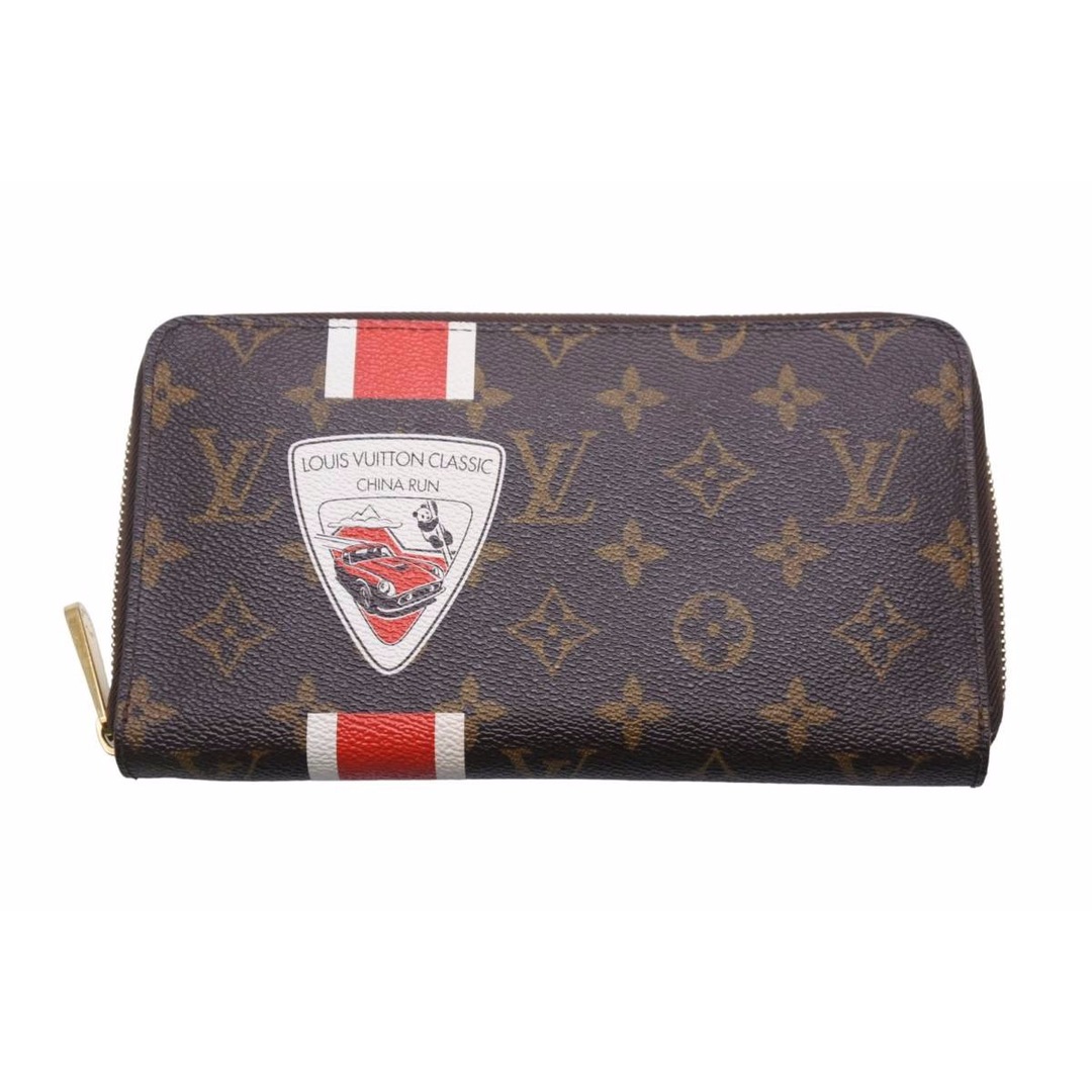 LOUIS VUITTON ルイヴィトン M66553 モノグラム チャイナラン ジッピー オーガナイザー 長財布 美品  48839