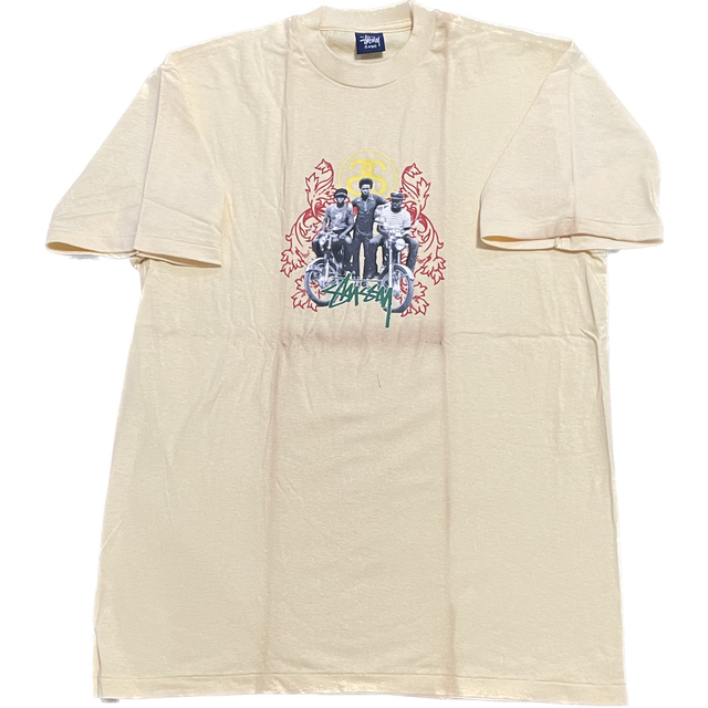 STUSSY】90s old stussy フォトTシャツ L 黄 ① | paradaabogados.com